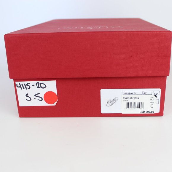 NEW VALENTINO GARAVANI Atelier Floral Leather Slides – Elegant Summer Statement - Picture 14 of 14